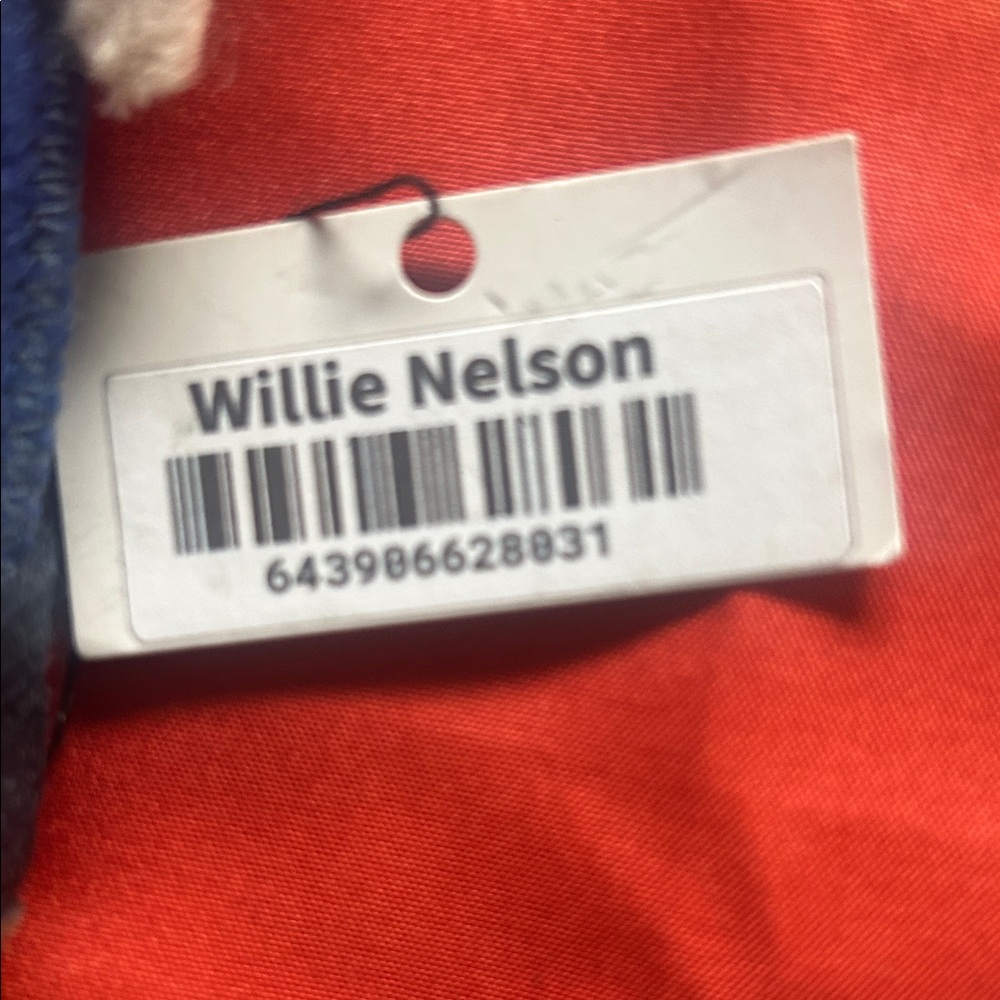 Willie Nelson doll Handmade Felt Ornament with Red Bandana - Picture 2 of 6